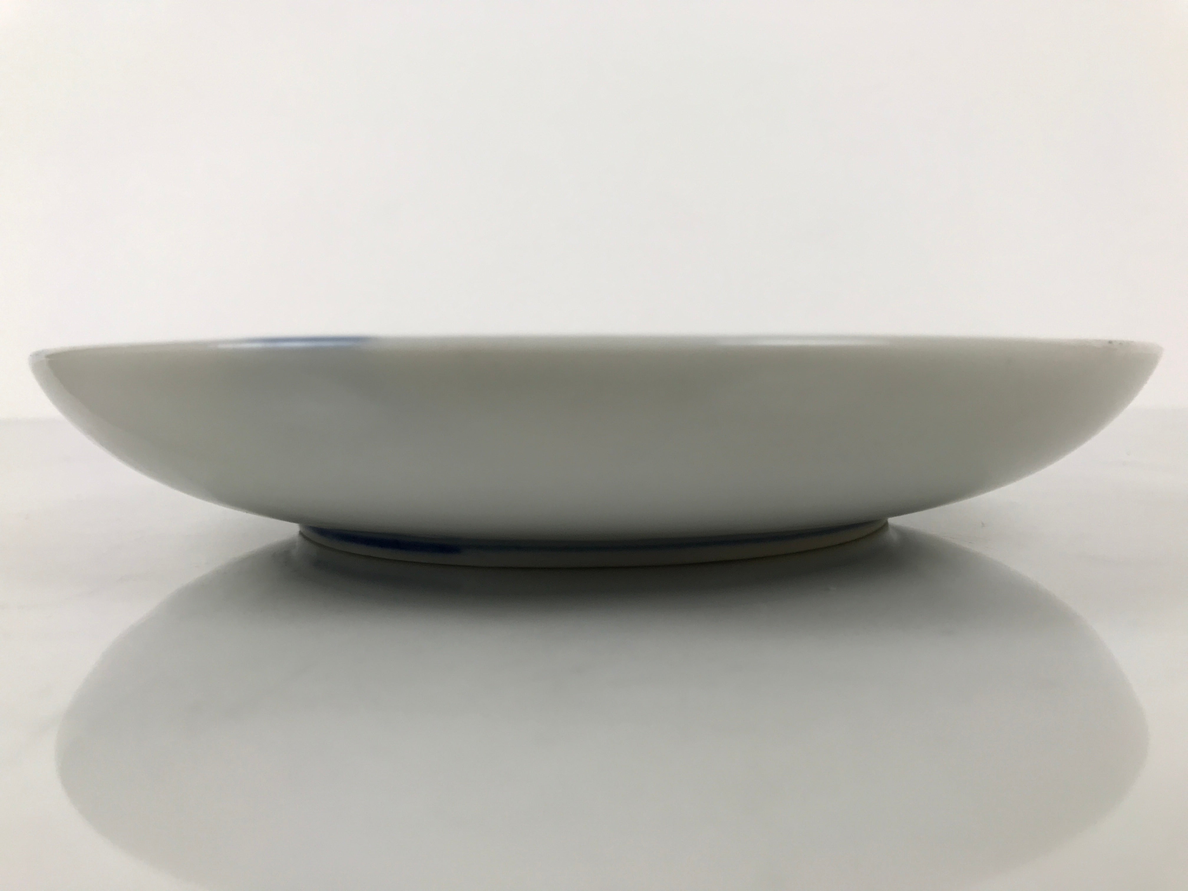 Japanese Porcelain Sometsuke Plate Sara Vtg Kozara Cherry Blossom Blue Pink Y451