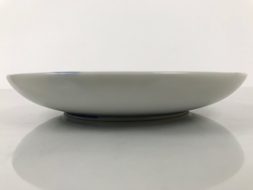Japanese Porcelain Sometsuke Plate Sara Vtg Kozara Cherry Blossom Blue Pink Y451