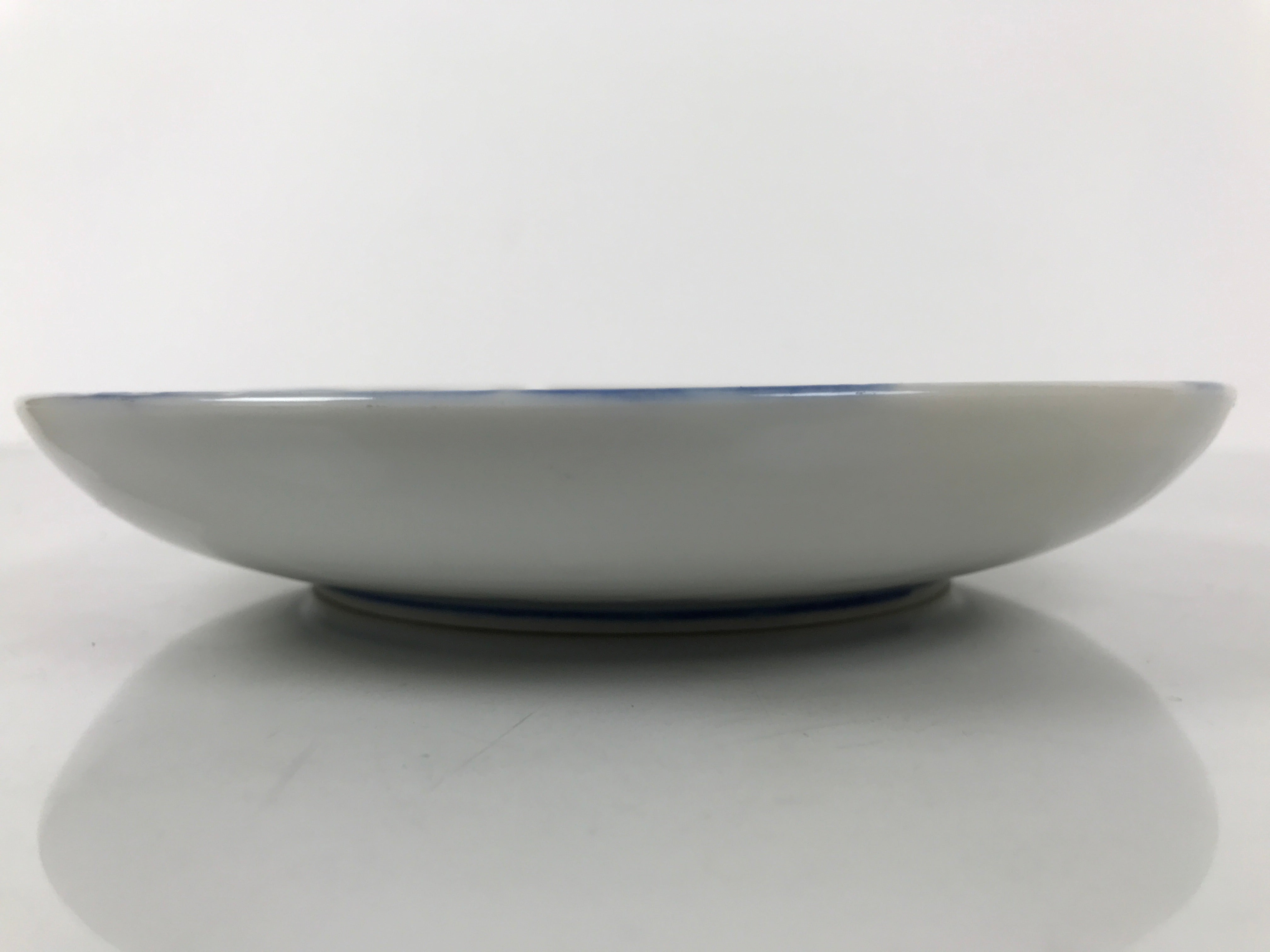 Japanese Porcelain Sometsuke Plate Sara Vtg Kozara Cherry Blossom Blue Pink Y451