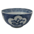 Japanese Porcelain Sometsuke Rice Bowl Owan Pottery White Blue Plum Pine Y478