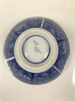 Japanese Porcelain Sometsuke Rice Bowl Owan Vtg Kobachi White Blue Bamboo Y508