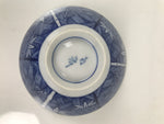 Japanese Porcelain Sometsuke Rice Bowl Owan Vtg Kobachi White Blue Bamboo Y509