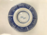 Japanese Porcelain Sometsuke Rice Bowl Owan Vtg Kobachi White Blue Bamboo Y510
