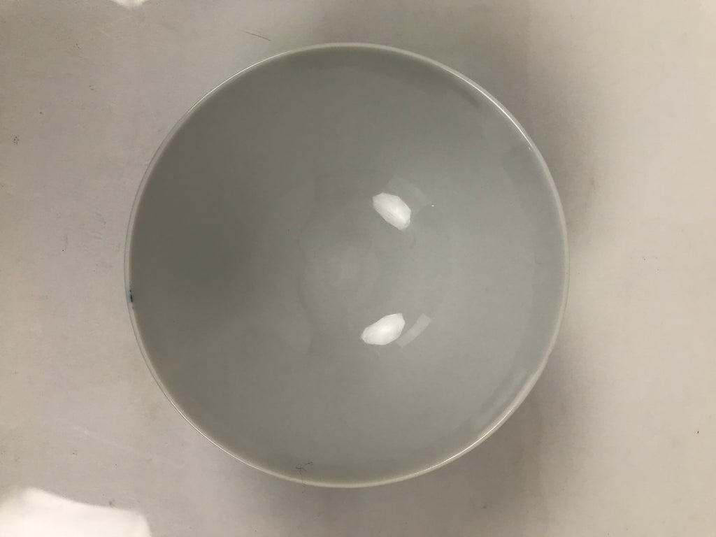 Japanese Porcelain Sometsuke Rice Bowl Owan Vtg Kobachi White Blue Bamboo Y512