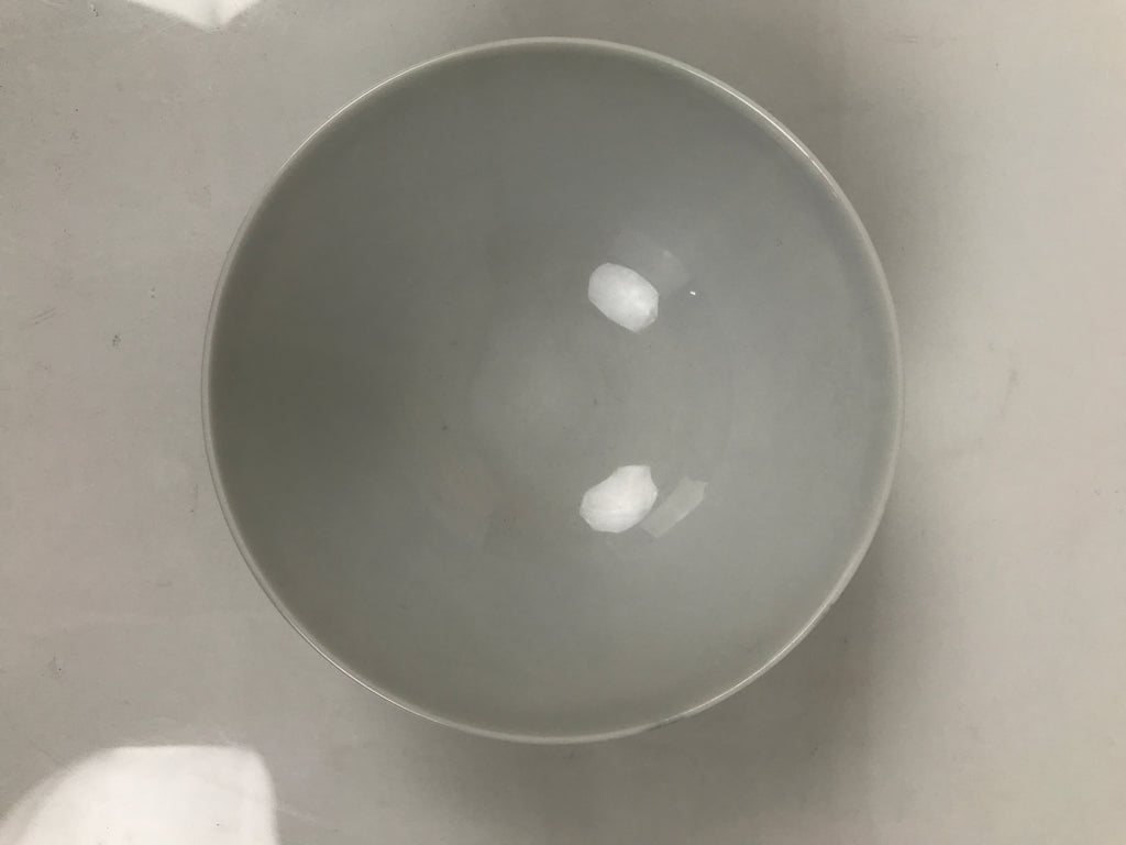Japanese Porcelain Sometsuke Rice Bowl Owan Vtg Kobachi White Blue Bamboo Y517