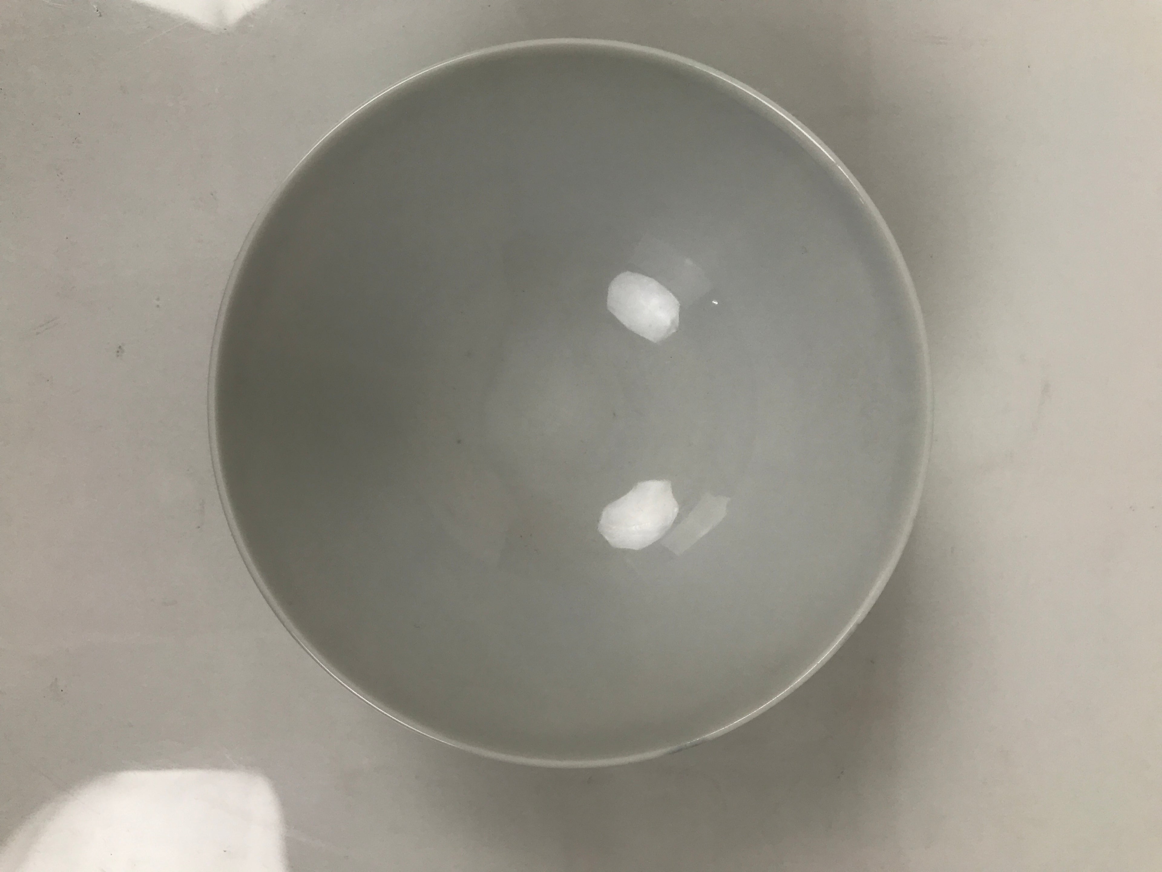 Japanese Porcelain Sometsuke Rice Bowl Owan Vtg Kobachi White Blue Bamboo Y517