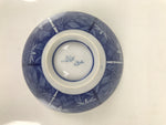 Japanese Porcelain Sometsuke Rice Bowl Owan Vtg Kobachi White Blue Bamboo Y517