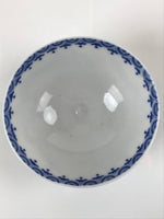 Japanese Porcelain Sometsuke Rice Bowl Vtg Zodiac Dragon Blue White PY664