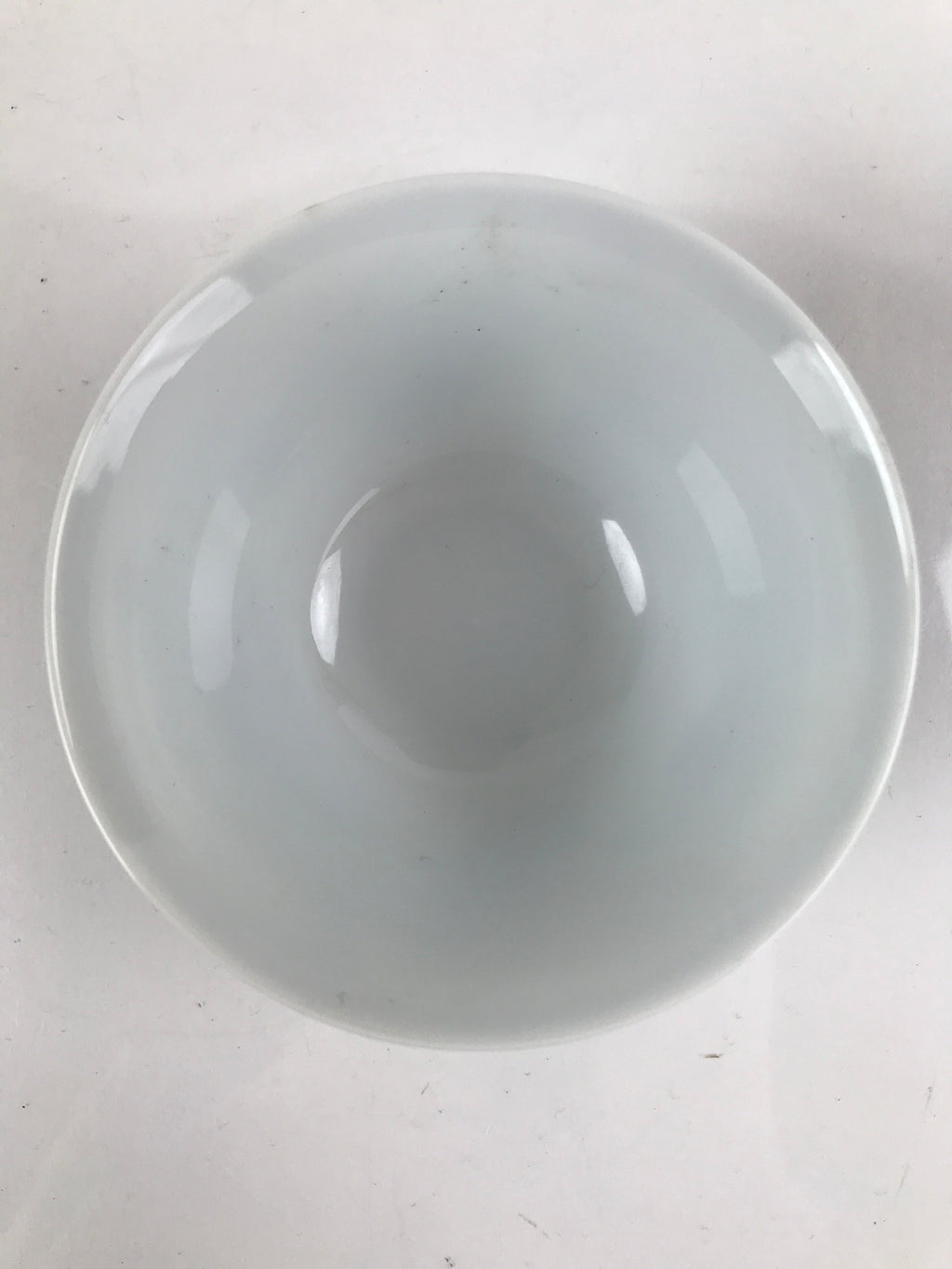 Japanese Porcelain Sometsuke Teacup Vtg Hyotan Gourd White Blue Yunomi TC434