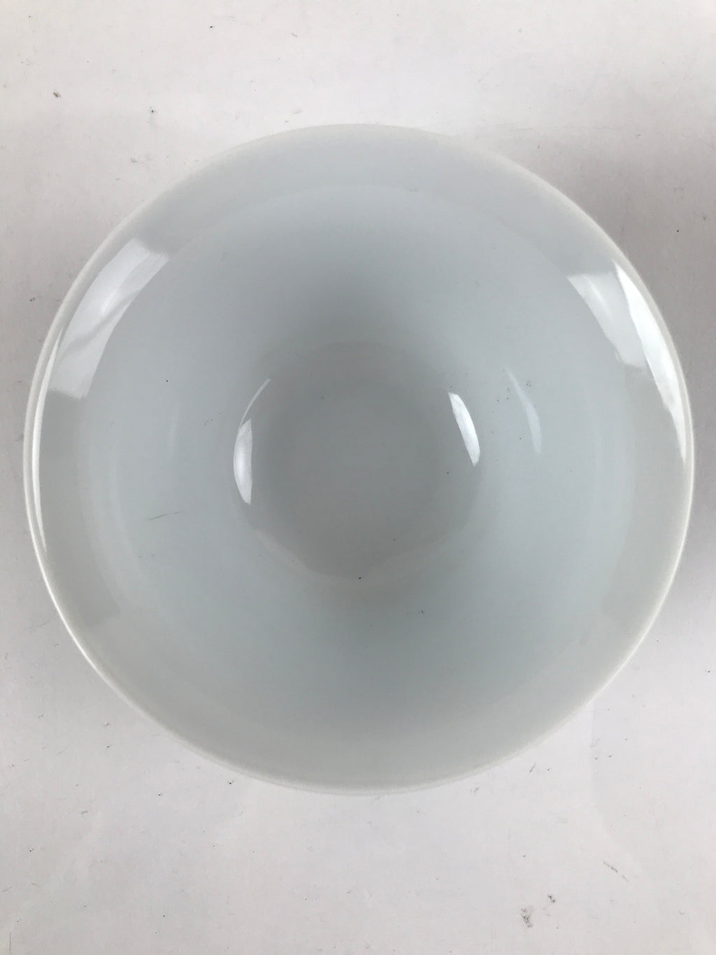 Japanese Porcelain Sometsuke Teacup Vtg Hyotan Gourd White Blue Yunomi TC435
