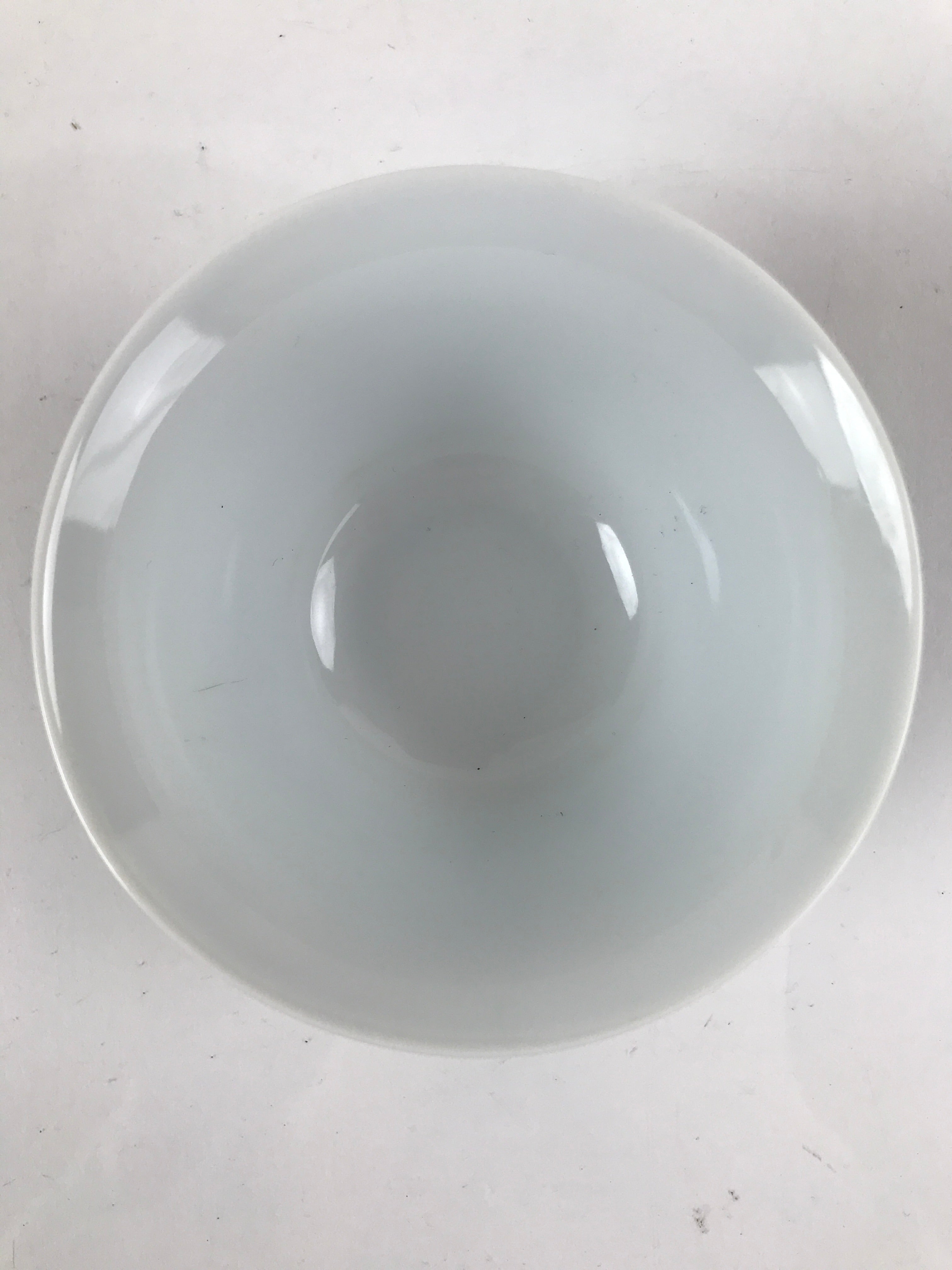 Japanese Porcelain Sometsuke Teacup Vtg Hyotan Gourd White Blue Yunomi TC435