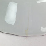 Japanese Porcelain Soup Bowl Maruta Japan Kasuga Ware Round Blue Flower PP724