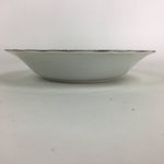 Japanese Porcelain Soup Bowl Maruta Japan Kasuga Ware Round Blue Flower PP724