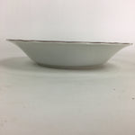 Japanese Porcelain Soup Bowl Maruta Japan Kasuga Ware Round Blue Flower PP725