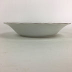 Japanese Porcelain Soup Bowl Maruta Japan Kasuga Ware Round Blue Flower PP725