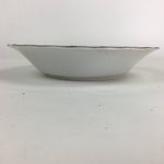 Japanese Porcelain Soup Bowl Maruta Japan Kasuga Ware Round Blue Flower PP727