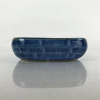 Japanese Porcelain Soy Sauce Dish Seiji Vtg Small Dipping Bowl Blue Flower PY853
