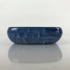 Japanese Porcelain Soy Sauce Dish Seiji Vtg Small Dipping Bowl Blue Flower PY854