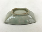 Japanese Porcelain Soy Sauce Dish Seiji Vtg Small Dipping Bowl Blue Temple PY518