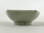 Japanese Porcelain Soy Sauce Dish Seiji Vtg Small Dipping Bowl Blue Temple PY518