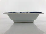 Japanese Porcelain Soy Sauce Dish Seiji Vtg Small Dipping Bowl Pine Plum PY976