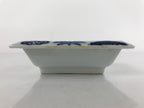 Japanese Porcelain Soy Sauce Dish Seiji Vtg Small Dipping Bowl Pine Plum PY977
