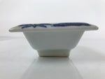 Japanese Porcelain Soy Sauce Dish Seiji Vtg Small Dipping Bowl Pine Plum PY979