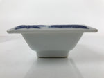 Japanese Porcelain Soy Sauce Dish Seiji Vtg Small Dipping Bowl Pine Plum PY979