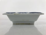 Japanese Porcelain Soy Sauce Dish Seiji Vtg Small Dipping Bowl Pine Plum PY980