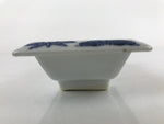 Japanese Porcelain Soy Sauce Dish Seiji Vtg Small Dipping Bowl Pine Plum PY982