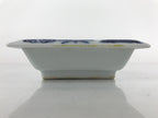 Japanese Porcelain Soy Sauce Dish Seiji Vtg Small Dipping Bowl Pine Plum PY983