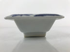 Japanese Porcelain Soy Sauce Dish Seiji Vtg Small Dipping Bowl Pine Plum PY983