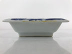 Japanese Porcelain Soy Sauce Dish Seiji Vtg Small Dipping Bowl Pine Plum PY985