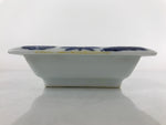 Japanese Porcelain Soy Sauce Dish Seiji Vtg Small Dipping Bowl Pine Plum PY986