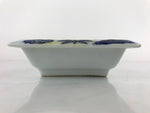 Japanese Porcelain Soy Sauce Dish Seiji Vtg Small Dipping Bowl Pine Plum PY987