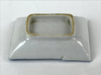 Japanese Porcelain Soy Sauce Dish Seiji Vtg Small Dipping Bowl Plate Blue PY645