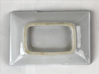 Japanese Porcelain Soy Sauce Dish Seiji Vtg Small Dipping Bowl Plate Blue PY646