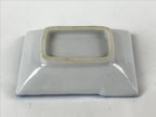 Japanese Porcelain Soy Sauce Dish Seiji Vtg Small Dipping Bowl Plate Blue PY646