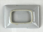 Japanese Porcelain Soy Sauce Dish Seiji Vtg Small Dipping Bowl Plate Blue PY647