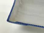 Japanese Porcelain Soy Sauce Dish Seiji Vtg Small Dipping Bowl Plate Blue PY648