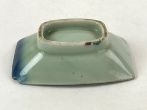 Japanese Porcelain Soy Sauce Dish Seiji Vtg Small Dipping Bowl Plate Pine PY514