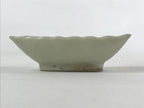Japanese Porcelain Soy Sauce Dish Seiji Vtg Small Dipping Bowl Plate White PY511