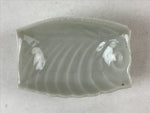 Japanese Porcelain Soy Sauce Dish Seiji Vtg Small Dipping Bowl Plate White PY512