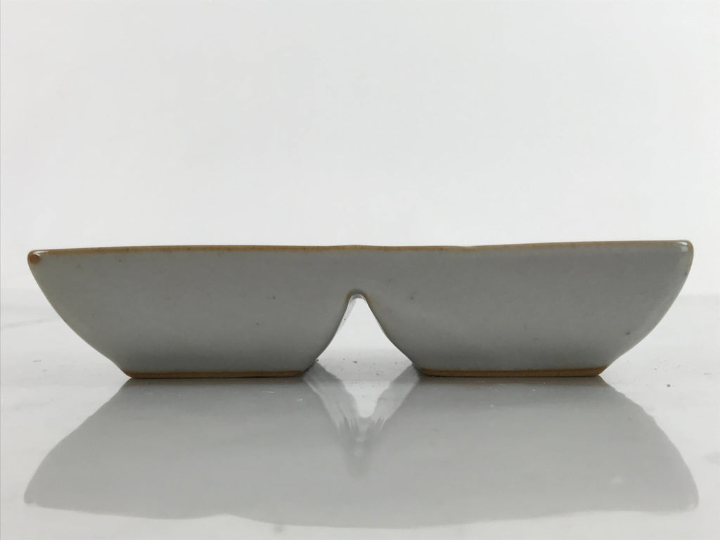 Japanese Porcelain Soy Sauce Dish Seiji Vtg Small Dipping Bowl Two Section PY856