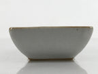 Japanese Porcelain Soy Sauce Dish Seiji Vtg Small Dipping Bowl Two Section PY857