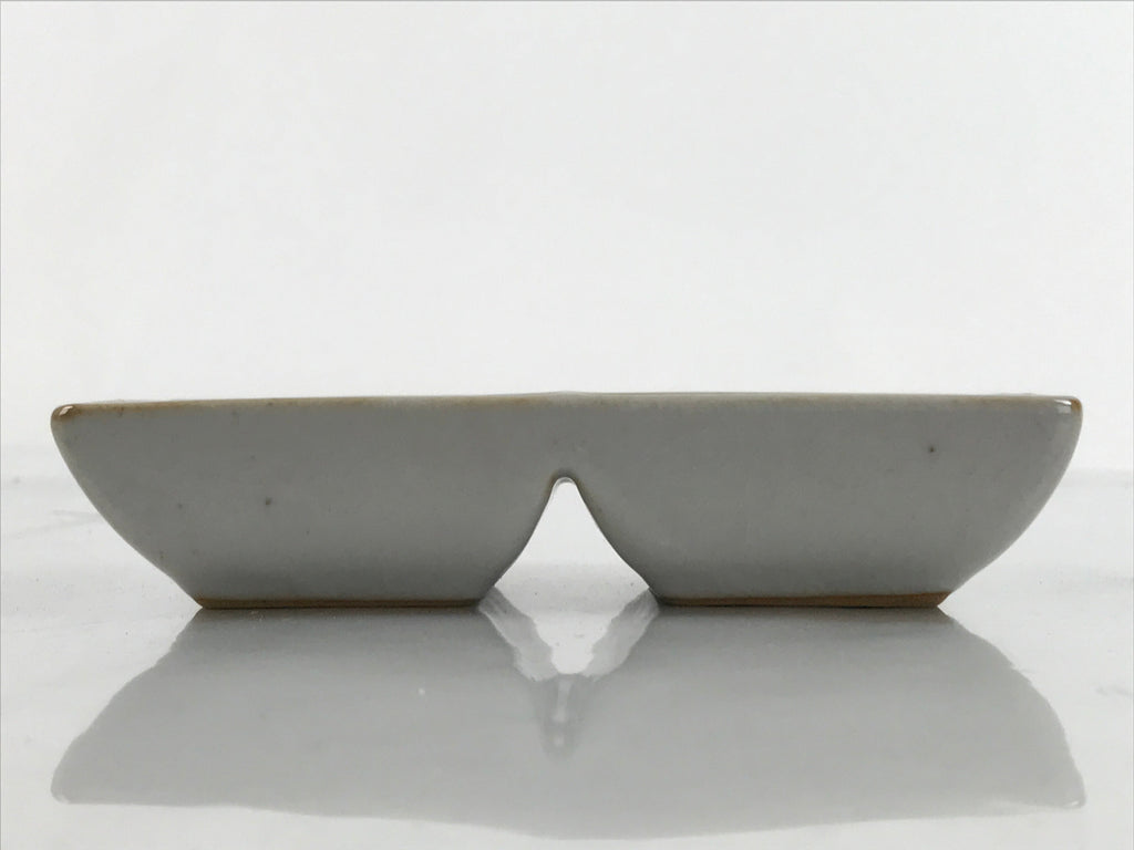 Japanese Porcelain Soy Sauce Dish Seiji Vtg Small Dipping Bowl Two Section PY857