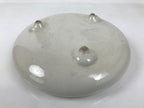 Japanese Porcelain Suiban Flower Vase Vtg Pottery Ikebana Arrangement White Y377