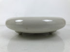 Japanese Porcelain Suiban Flower Vase Vtg Pottery Ikebana Arrangement White Y377