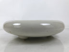 Japanese Porcelain Suiban Flower Vase Vtg Pottery Ikebana Arrangement White Y377