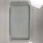 Japanese Porcelain Sushi Plate Vtg Sashimi Platter Fish Serving Dish White Y453